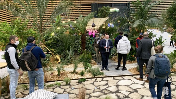 15-Dans le jardin « L’oasis du futur » de Matthias Orsi. ©F.Arnould